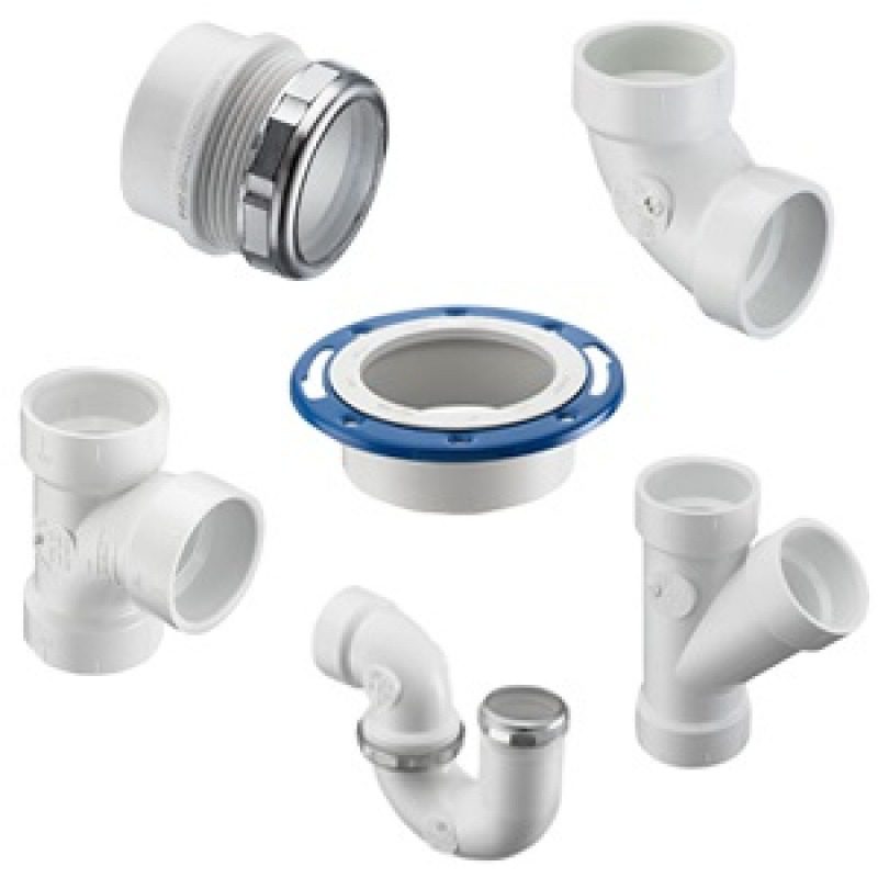 PVC DWV Drain Waste & Vent Pipe and Fittings