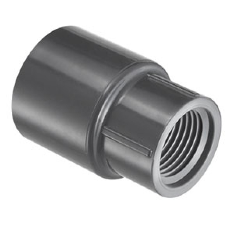 Female Adapter - Reducing - Gray