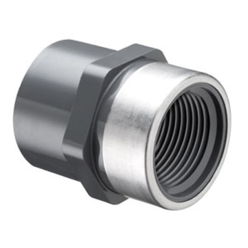 Adapter: Female Adapter - Special Reinforced Socket x SR Fipt - Stainless Steel Collar