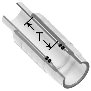 Repair Coupling - Short, Spigot x Socket