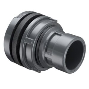 Tank Adapters, PVC New Style Standard with Neoprene Gaskets Socket x Socket