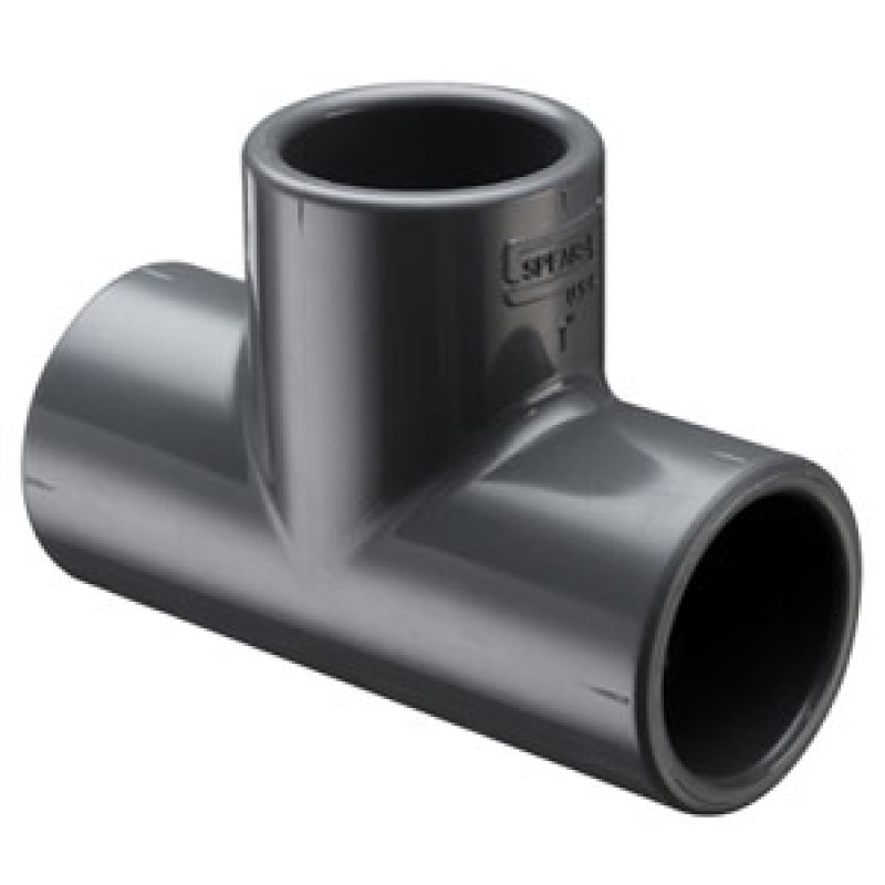 Tee (Socket x Socket x Socket) PVC SCH.80