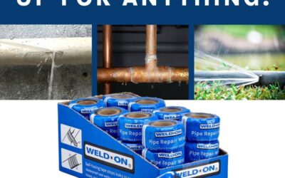 Nueva cinta reparadora Weld-On® Pipe Repair Wrap