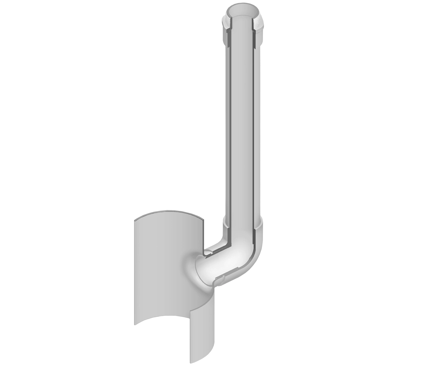 PVC Low Head PIP Fabricated Mechanical Vent Assembly