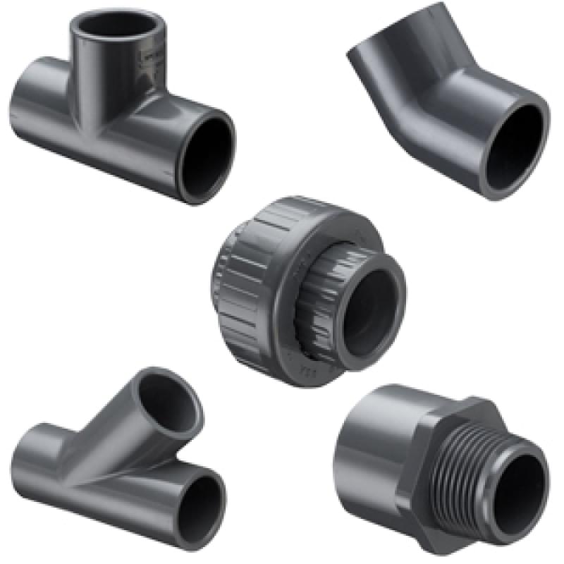 PVC Gris Schedule 40 Fittings