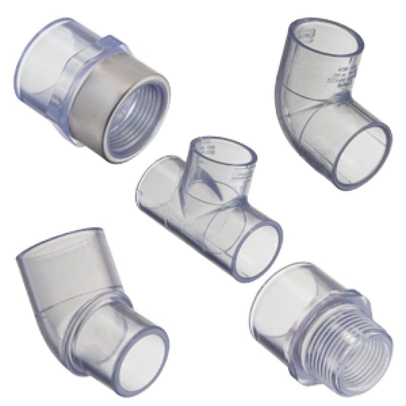 PVC Clear Schedule 40 Tuberías & Fittings